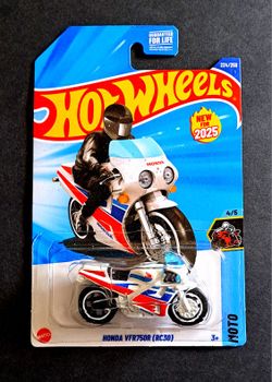 Hot Wheels Honda VFR750 (RC30) Motorcycle-2025 New!