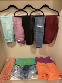 Jeans and Shorts for Sale