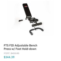 York Barbell bench with attachments