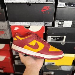Nike Dunk Low Midas size 9.5  USED But Clean 