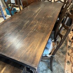 Large Dining table Real Wood 