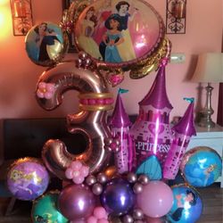 Princess Balloon Bouquet 