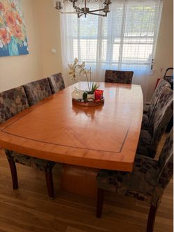 WoodTable with 7 chairs