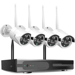 5MP WiFi CCTV Camera Security System Kit 10CH NVR Recorder Set P2P Outdoor Wireless IP Cameras Video Surveillance System