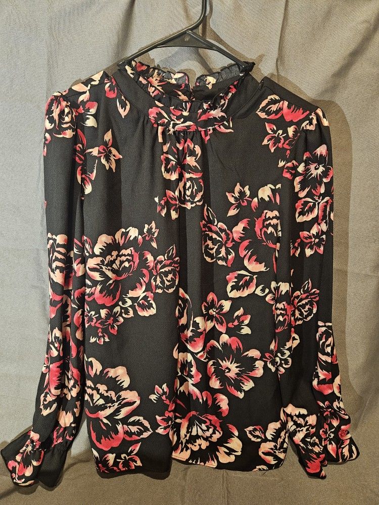 Flower Print Blouse