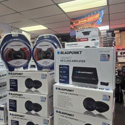 Blaupunkt Package 2 Subwoofer With Amp Amd Wires 