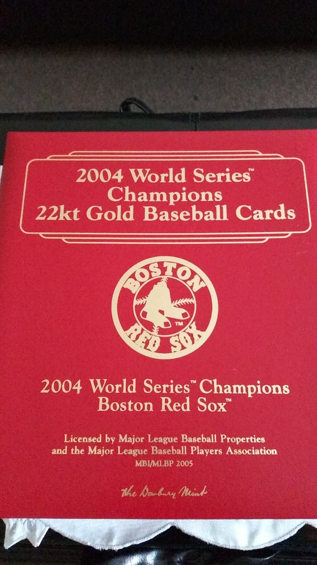 2004 world series 22kt gold Baseball Cards