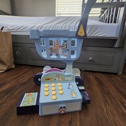 Bluey Shopping Cart And Register