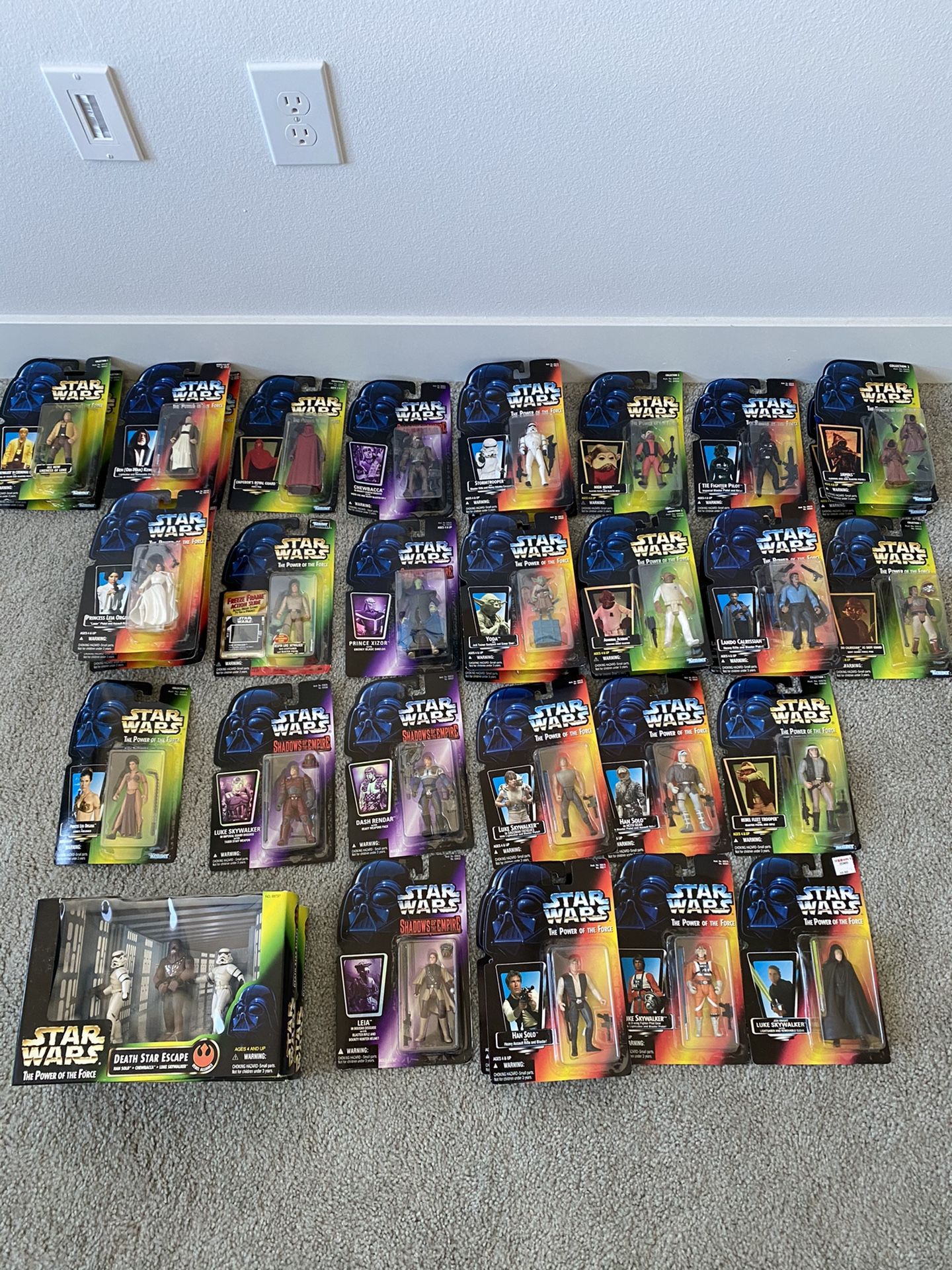 37 Star Wars The Power Of The Force Action Figures