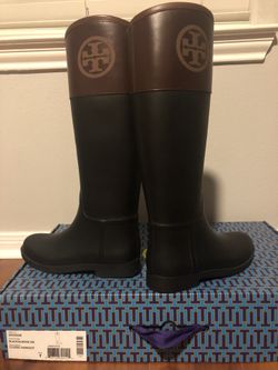 Tory Burch rain boots authentic size 7