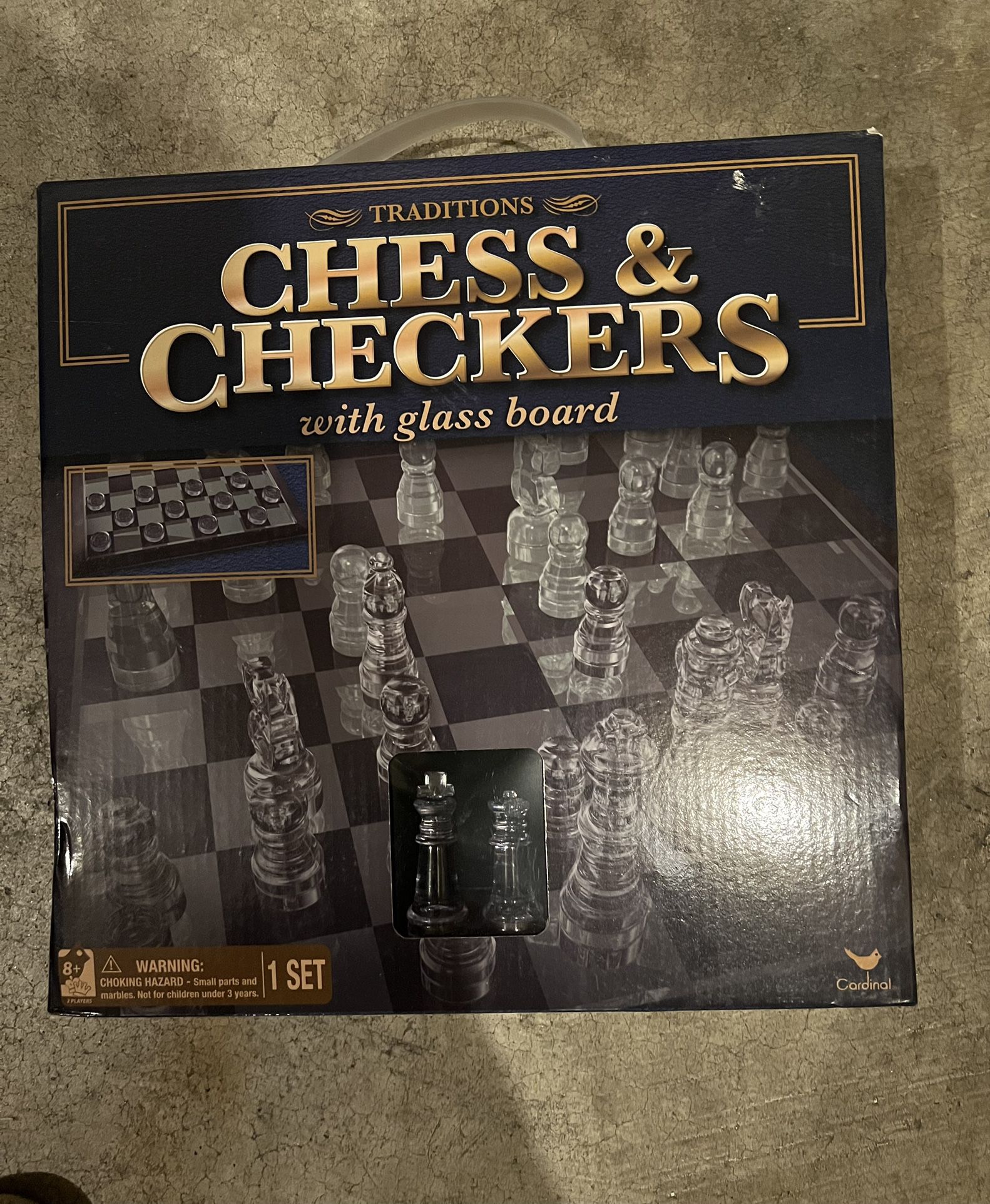 Brand New Chess & Checkers Game Set