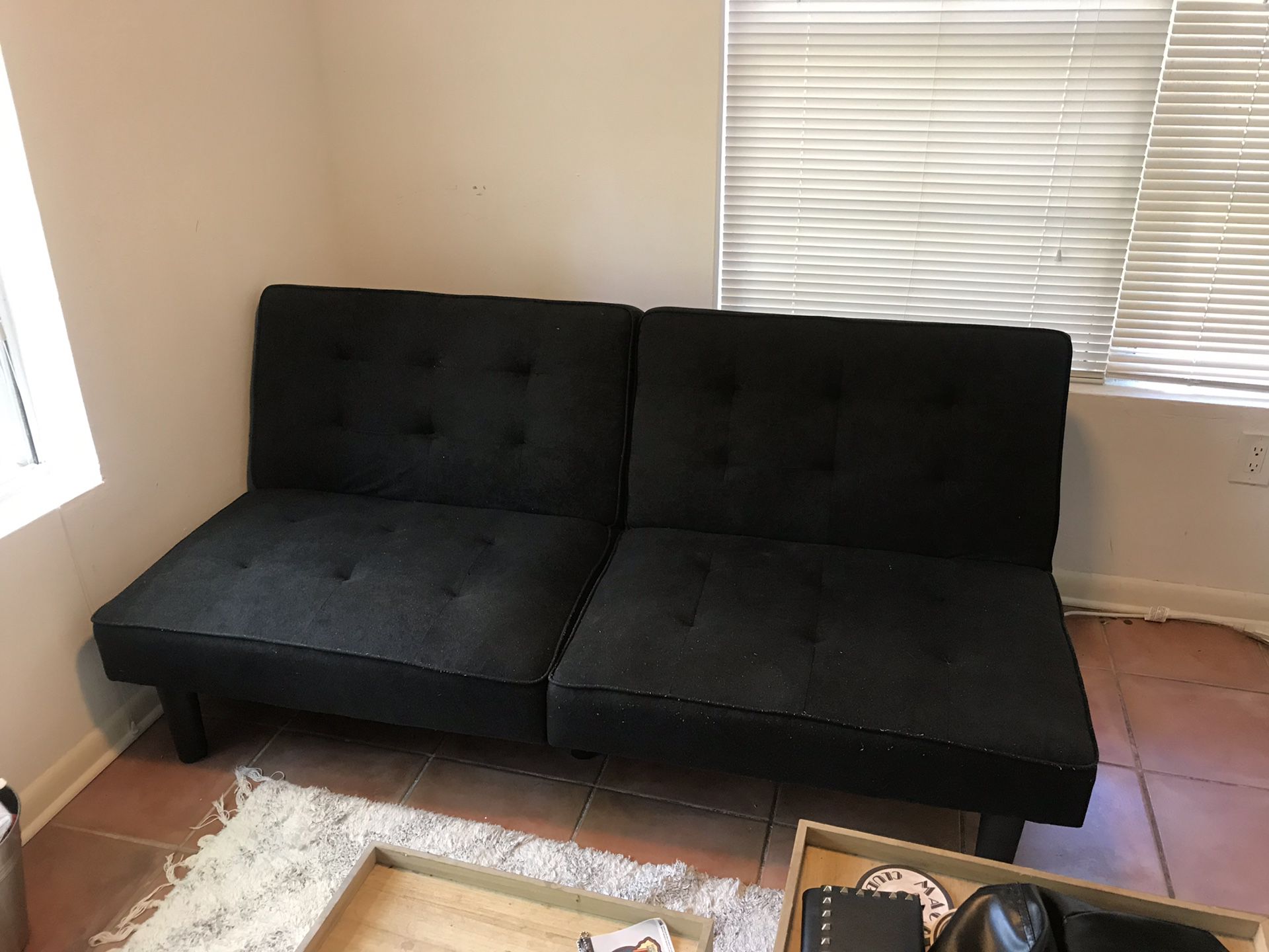 Black futon / bed