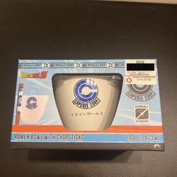 Dragon Ball Z- Capsule Corp Ramen Bowl with Chopsticks 2018