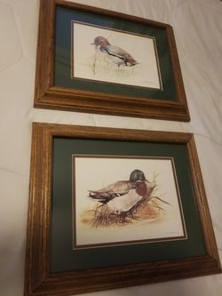 2 Joel Kirk Framed Prints. $25 Pickup in Oakdale