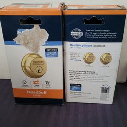 Schlage Double Cylinder Brass Deadbolts