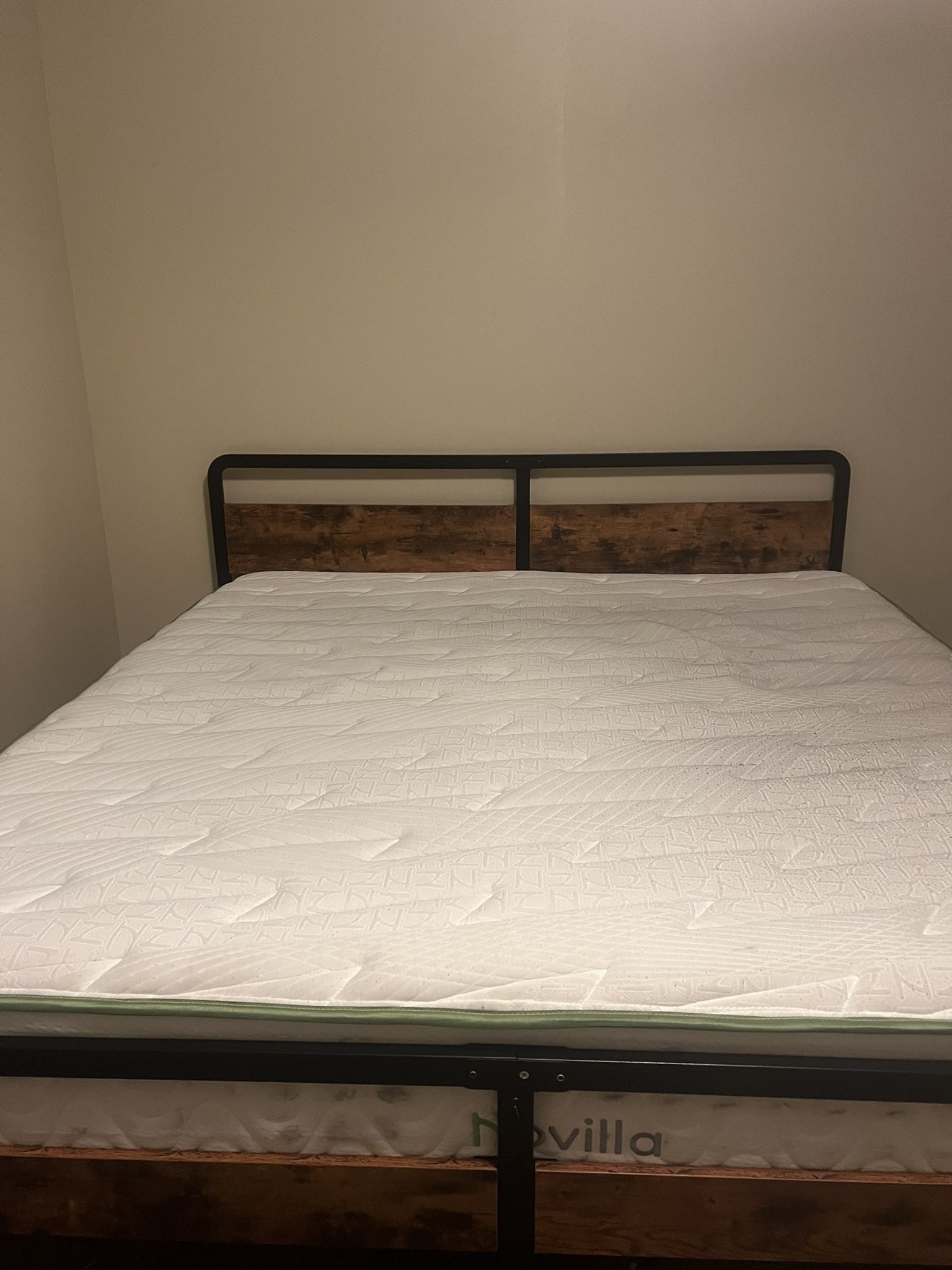 Mattress And Bed Frame ( King )