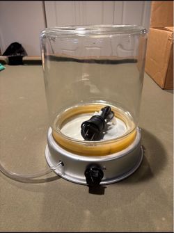 Vacuum chamber w/ warming bed