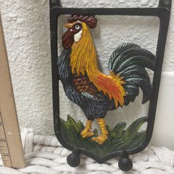 Cast Iron Rooster 