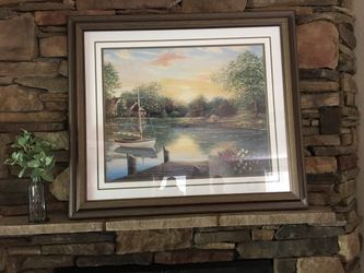 Framed prints.