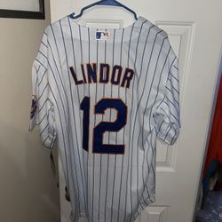 Nike white and blue Mets jersey size 2xl 