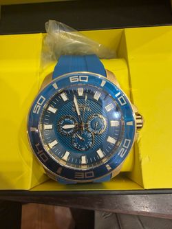 Invicta 50mm Pro Diver Gold Blue Chronograph Men's Watch