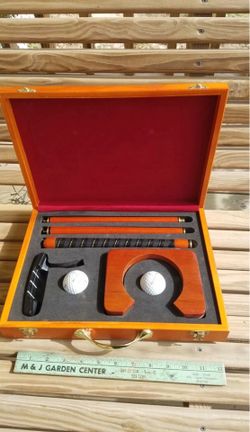 executive portable practice golf putter set,