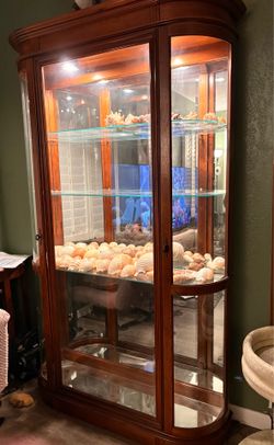 Large curio cabinet