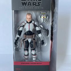 NEW! Star Wars The Black Series Bad Batch Clone Tech Action Figure