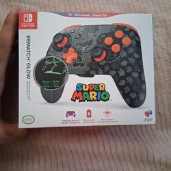 Nintendo Switch Controller Super Mario Rematch Glow