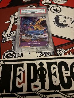 One Piece Trafalgar Law & Donquixote Rosinate PSA 10