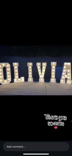 Marquee Letters And Numbers 