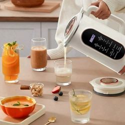 Soy Milk Wall Breaking Machine 10-Leaf Blade Juicer Blender Mixer Soybean Maker US Plug