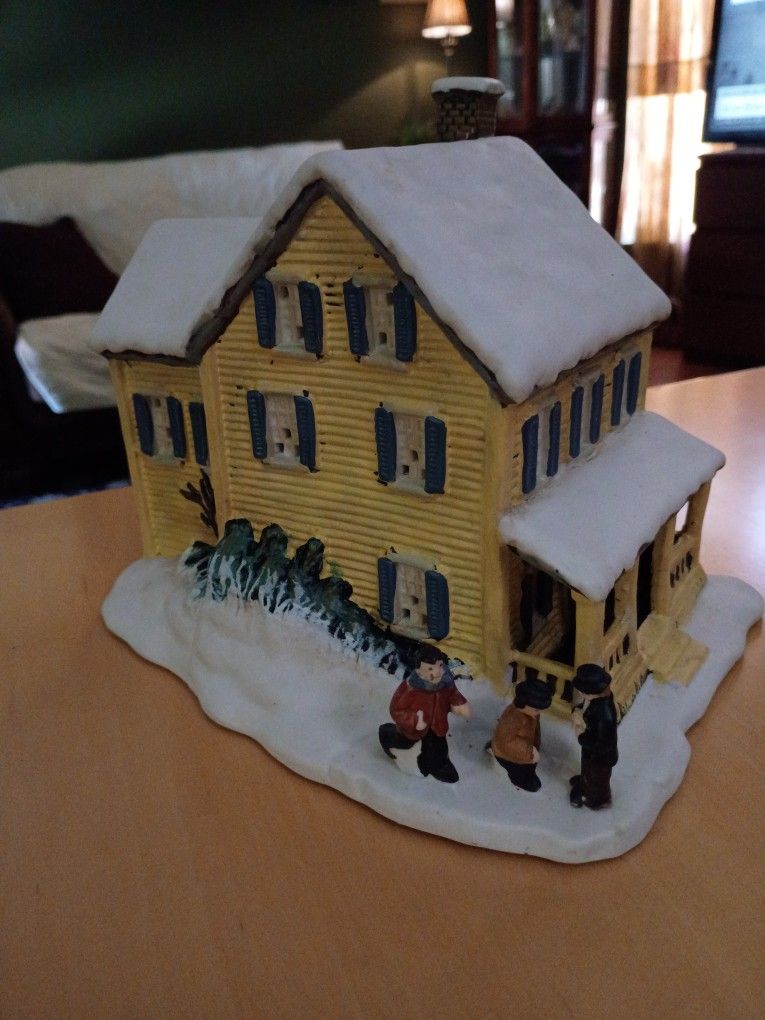 Courier & Ives 2000 "American Homestead Winter"