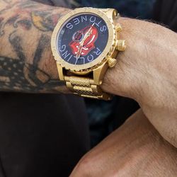 Nixon x The Rolling Stones 51-30 LTD Gold LIMITED EDITION Numbered Watch