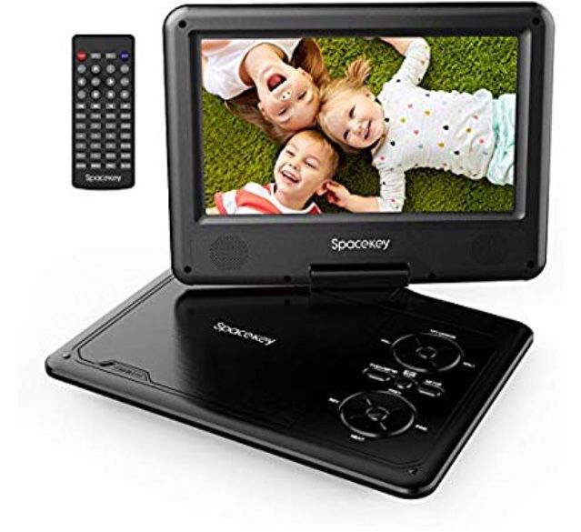 New Portable DVD Player 11.5" with 5 Hours Rechargeable Battery/Swivel Screen