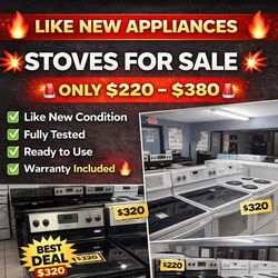 💥 Kitchen Upgrade Sale! Stoves Available – $50 Down Takes It Home! 🏡🔥
