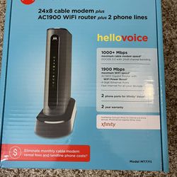 NEW With Box: Motorola Modem Router