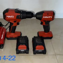 Hilti Cordless impact driver SID 4-22 & Hammer