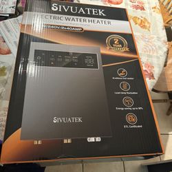 18kW Tankless Water Heater Electric 240V SIVUATEK, Self-Modulating Power for Optimal Efficiency, On Demand Instant Hot Water for Whole House, LED Disp