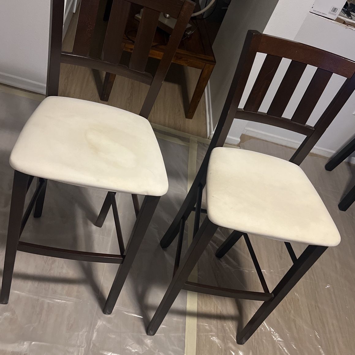 Bar Stools White 