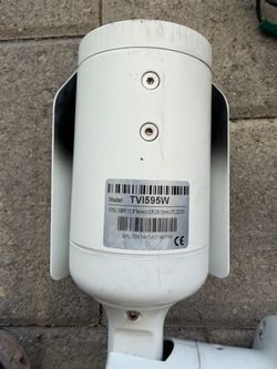 8 civilians camera system “ hike, vision, DVR, power supply, 32 inch insignia TV and the, amount,