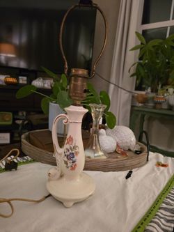 Vintage Porcelain Light