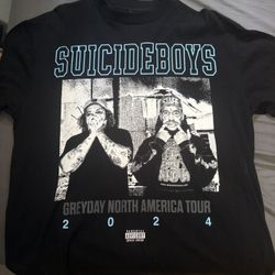 $uicide Boys GreyDay Tour 2024 T Shirt Size L