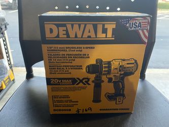 DEWALT 20-Volt MAX XR Lithium-Ion Cordless 1/2 in. Premium Brushless Hammer Drill (Tool-Only)