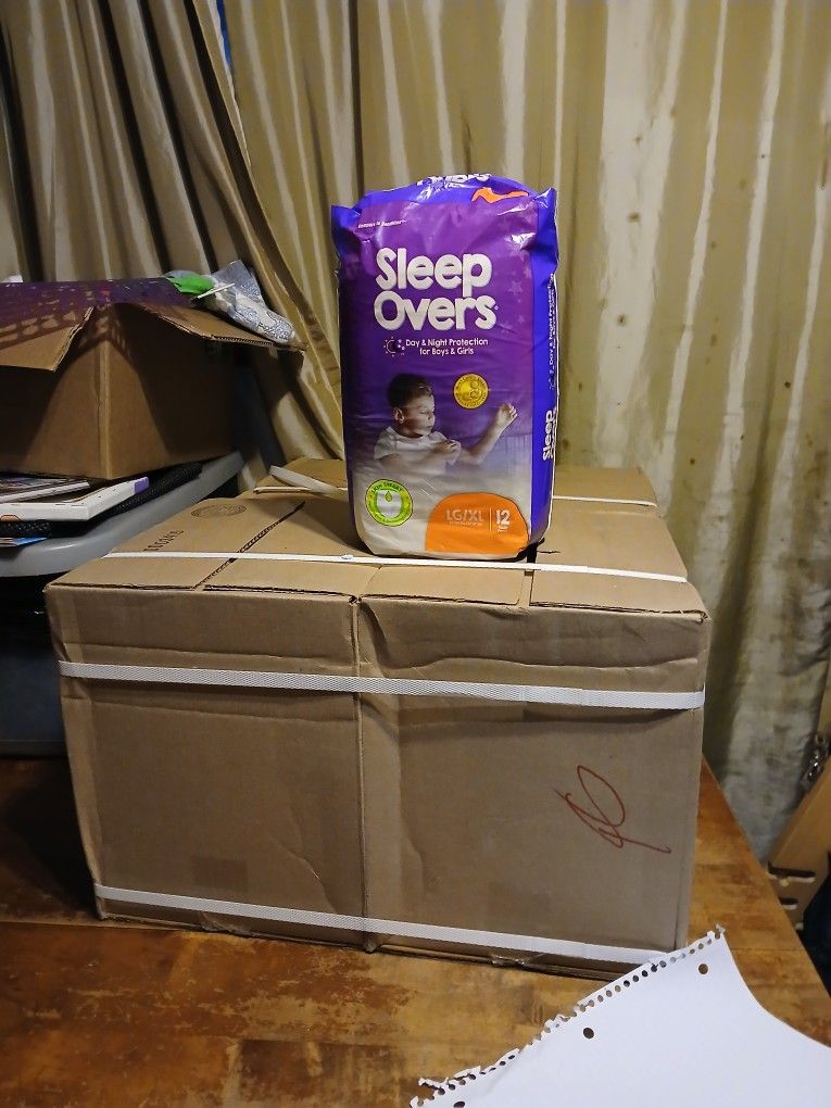 Many Packs Of Sleep Overs 12 Count Packs Of Pullups