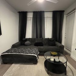 Gray 3 Piece  Sectional