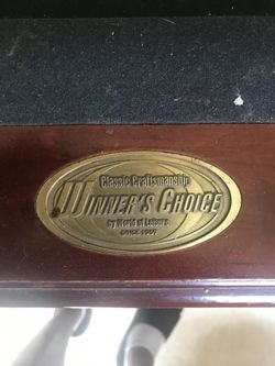 Pool table