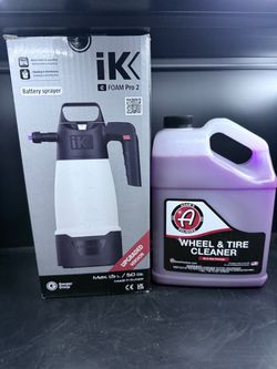 IK e Foam pro 2 + wheel & tire cleaner