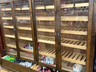 Wooden Humidor Cabinet
