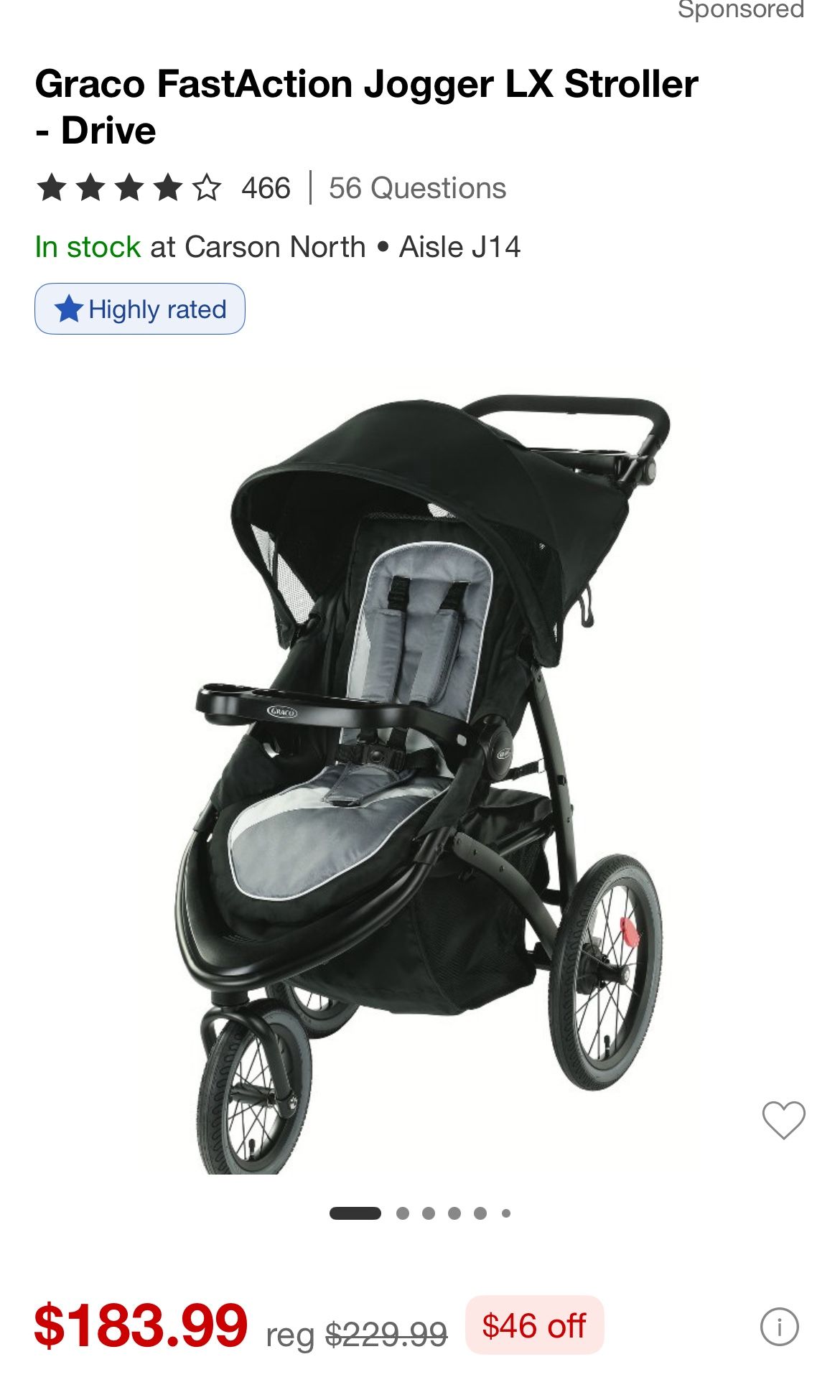 For Sale: Graco Fastaction LX Stroller